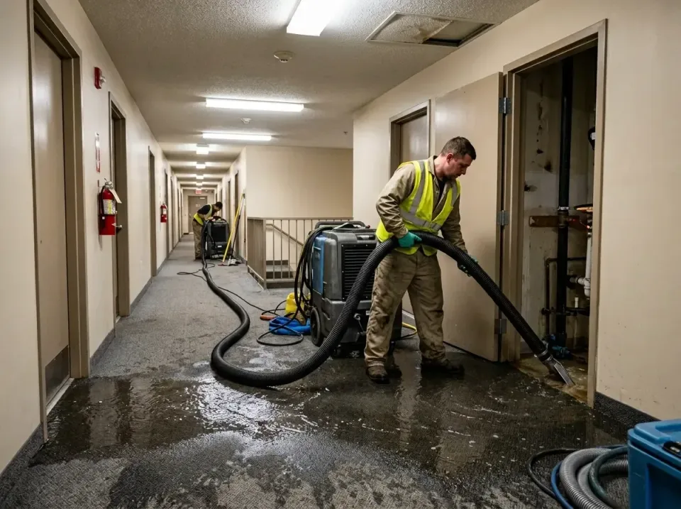 multi-unit-apartment-hallway-f-005 — frequently asked questions, Emergency Burst Pipe Water Extraction & Removal in Shark Ri…